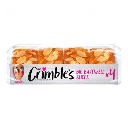 Mrs Crimbles Bakewell Slices 4pk