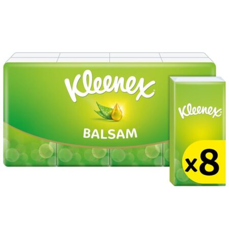 Kleenex Balsam Pocket Pack 8 pack