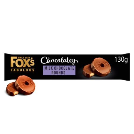 Fox’s Biscuits Chocolatey Milk Chocolate Rounds 130g