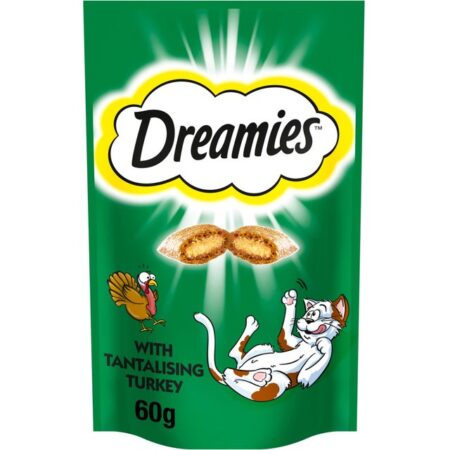 Dreamies Cat Treat Biscuits with Turkey 60g