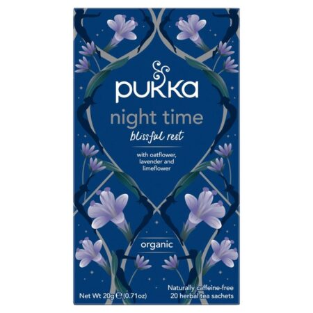 Pukka Night Time, Organic Herbal Tea with Valerian, 20 Sachets 20g