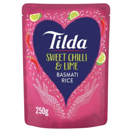 Tilda Microwave Sweet Chilli and Lime Basmati Rice 250g