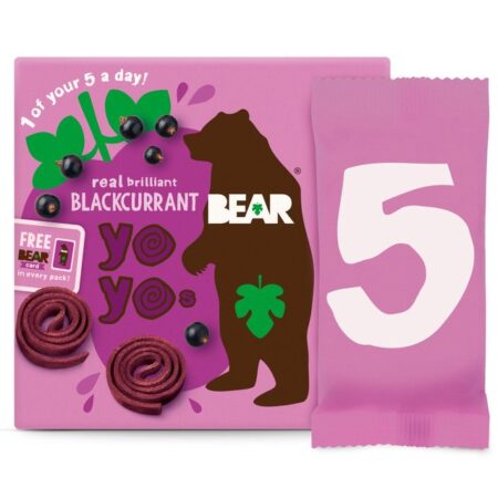 Bear Blackcurrant Yoyo 5x20g