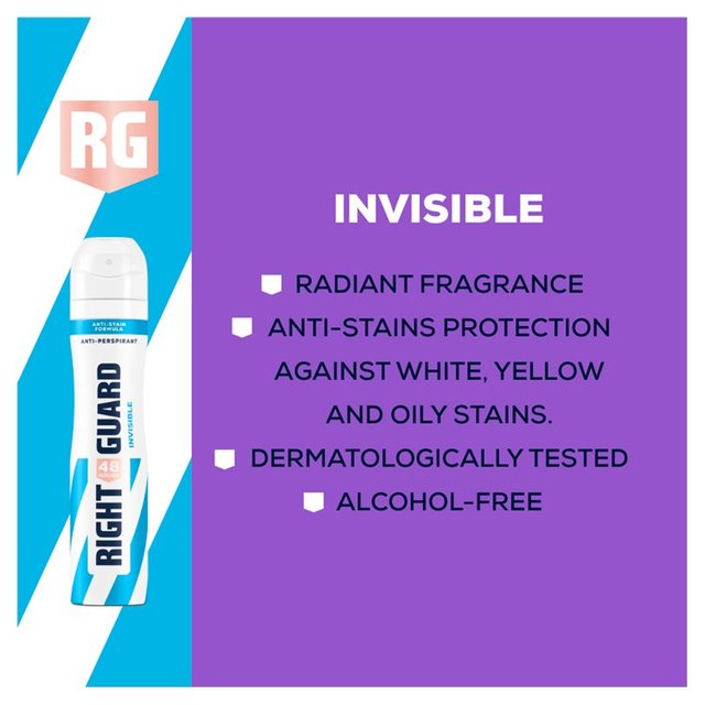 Right Guard Women Total Defence 5 Invisible Anti-Perspirant 250ml - Image 3