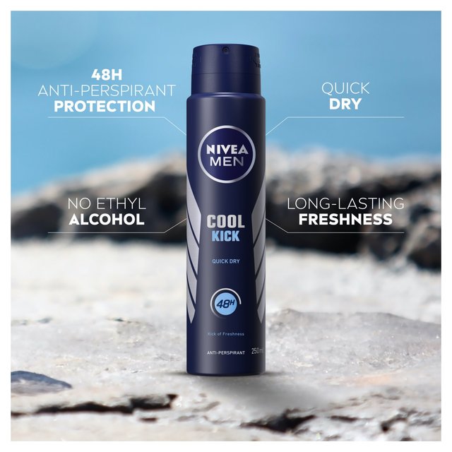 Nivea Cool Kick Deodorant Spray 150ml - Image 3
