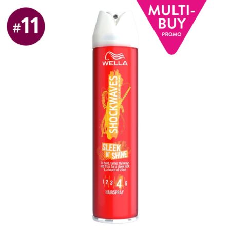 SHOCKWAVES SLEEK N SHINE HAIRSPRAY