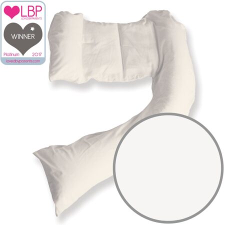 DREAMGENII WHITE COTTON PILLOW