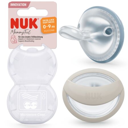NUK PACIS1 MOMMYFEEL BLU 2PK
