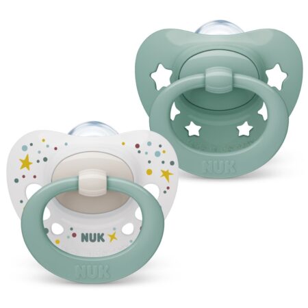 SIGNATURE BLUE SILICONE SOOTHER S1 2PK
