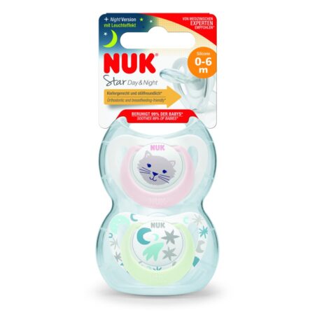 STAR DAY NIGHT SOOTHER S1 PINK
