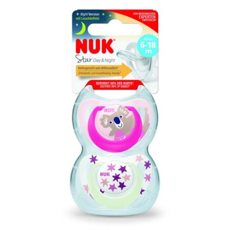 STAR DAY NIGHT SOOTHER S2 PINK