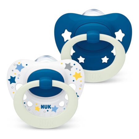 SIGNA NIGHT BLUE SILICONE SOOTHER S2 2PK