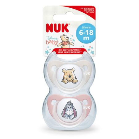 WINNIE 2PK SOOTHER GIRL S2