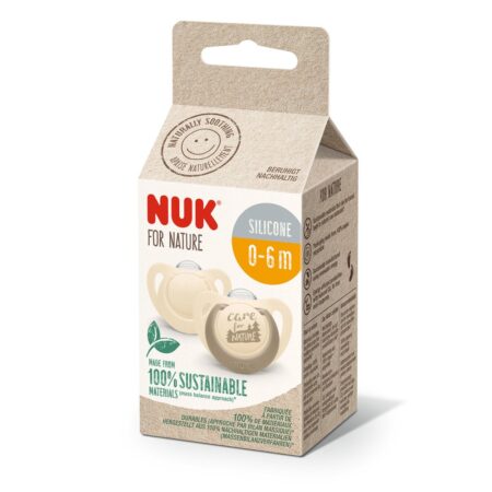 NUK FOR NATURE SOOTH S1 2PK BG