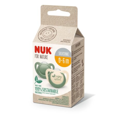 NUK FOR NATURE SOOTH S1 2PK RD
