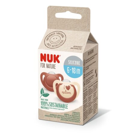 NUK FOR NATURE SOOTH S2 2PK RD