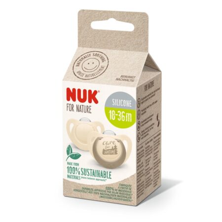 NUK FOR NATURE SOOTH S3 2PK BG