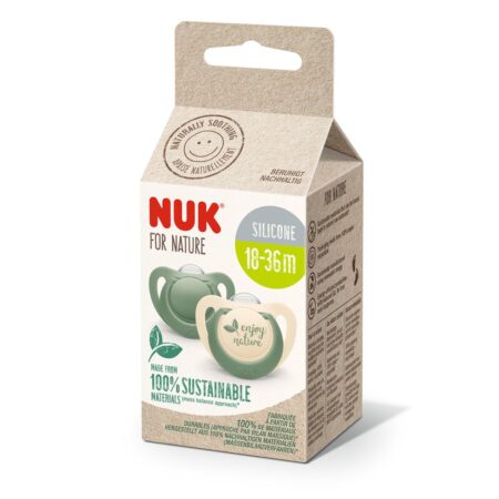 NUK FOR NATURE SOOTH S3 2PK GR