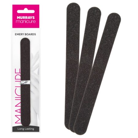 BLACK EMERY BOARDS