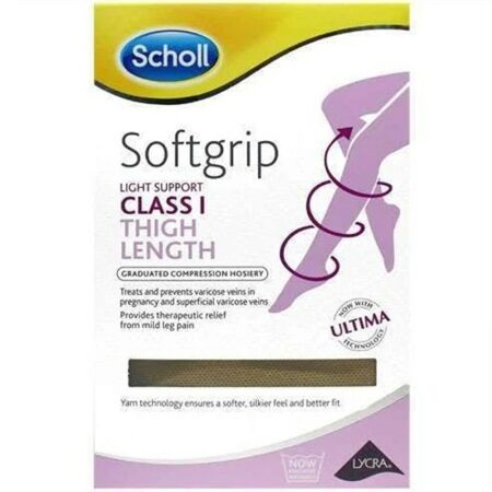 NATURAL THIGH CLOSED TOE CLASS1 LG