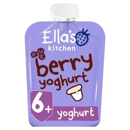 Ella’s Kitchen Berry Greek Style Yoghurt Baby Food Pouch 6+ Months 90g