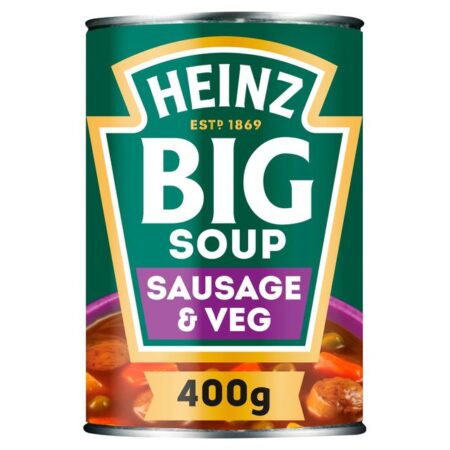 Heinz Sausage Vegetable Chunky Big Soup 400g