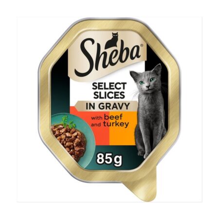 Sheba Select Slices In Gravy with Beef 85g