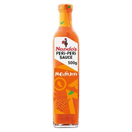 Nandos Peri – Peri Sauce Medium 500g (Glass Bottle)