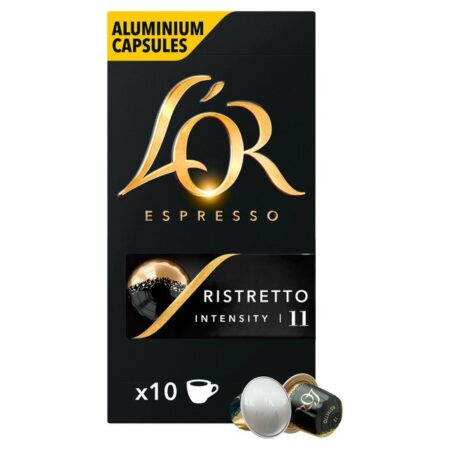 L’OR Espresso Ristretto Coffee Pods x10 Intensity 11 52g