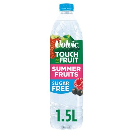 Volvic Touch of Fruit Sugar Free Summer Fruits Natural Flavoured Water 1.5L