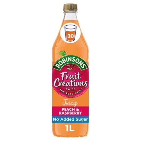 Robinsons Fruit Creations Peach, Raspberry Squash 1L
