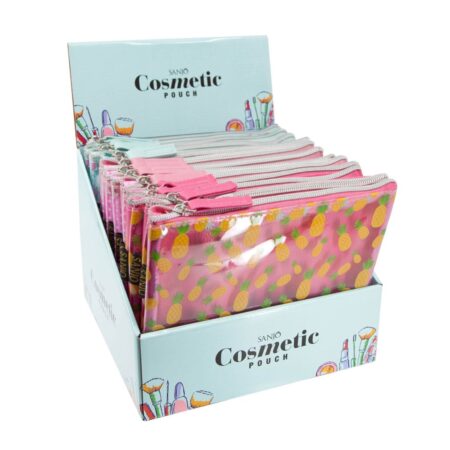 COSMETIC POUCH ASSORTED 3 DESIGNS PACK A