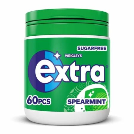 Wrigley’s Extra Spearmint Chewing Gum 84g Pack of 6
