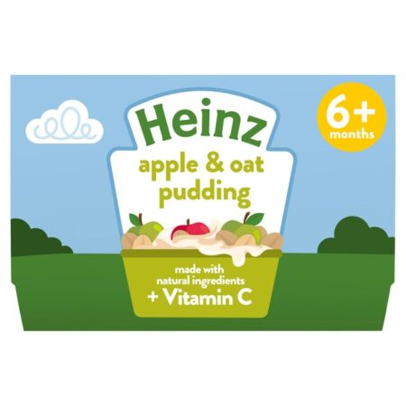 Heinz Fruity Apple Pear Custard 4-36 Months 4 X 100g