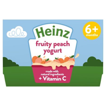 Heinz Fruit Medley Custard 4-36 Months 4 X 100g