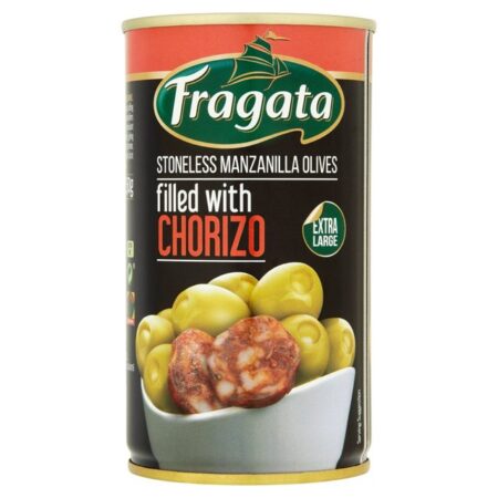 Fragata Stoneless Manzanilla Olives Filled With Chorizo 350g