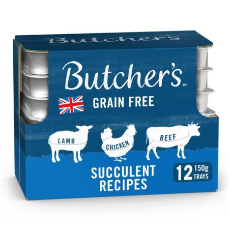 Butcher’s Grain Free Succulent Recipes Dog Food Trays 12 x 150g