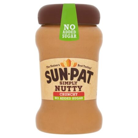 Sun-Pat No Added Sugar Crunchy 400g