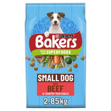 Bakers Small Dog With Tasty Beef & Vegetables & Wholegrain 2.85kg