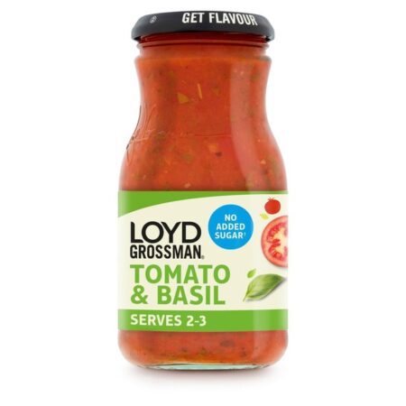 Loyd Grossman Tomato & Basil No Added Sugar 350g