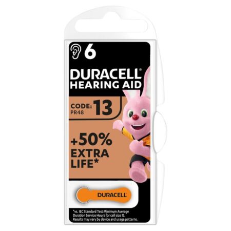 Duracell Hearing Aid 13 6 pack