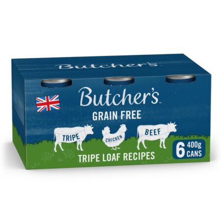 Butcher’s Tripe Loaf Recipes Dog Food Tins 6 x 400g