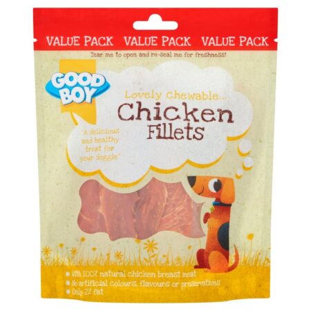 Good Boy Chicken Fillets Dog Treats 220g