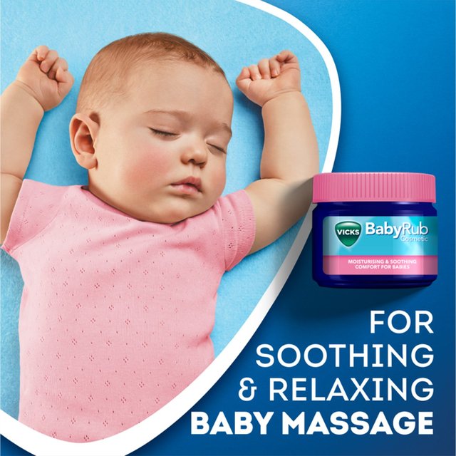 Vicks BabyRub Ointment For Soothing and Relaxing Baby Massage Jar 50g - Image 2