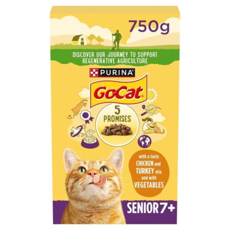 Go-Cat With Turkey Chicken & With Vegetables 750g