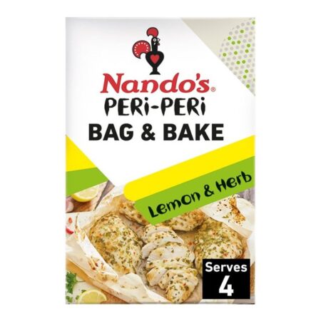 Nandos Peri-Peri Bag & Bake Lemon & Herb Extra Mild 20g