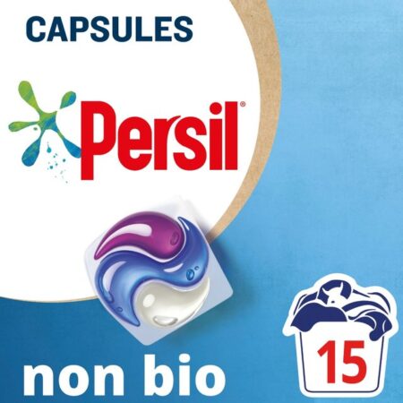 Persil Non Bio 3-In-1 Washing Capsules 15 per pack