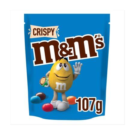 M&M’s Crispy Milk Chocolate Bites Pouch Bag 107g