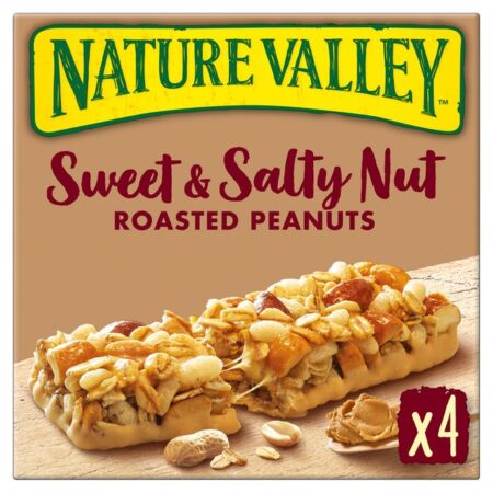 Nature Valley Sweet Salty Nut Roasted Peanuts 4 X 30g