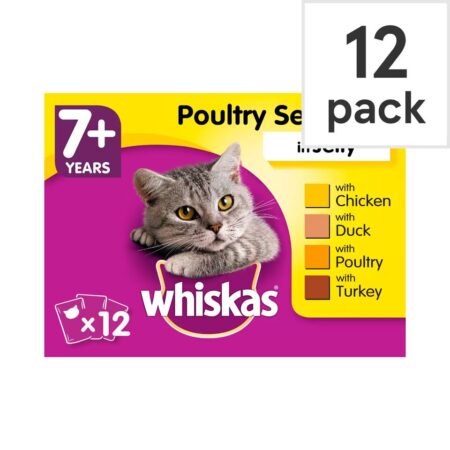 Whiskas 7+ Senior Cat Mixed Selection in Jelly 12x100g